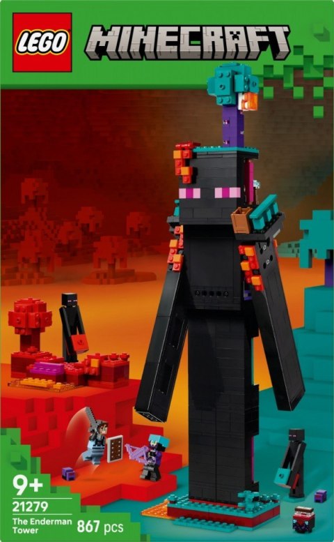 Klocki minecraft 21279 wieża endermana