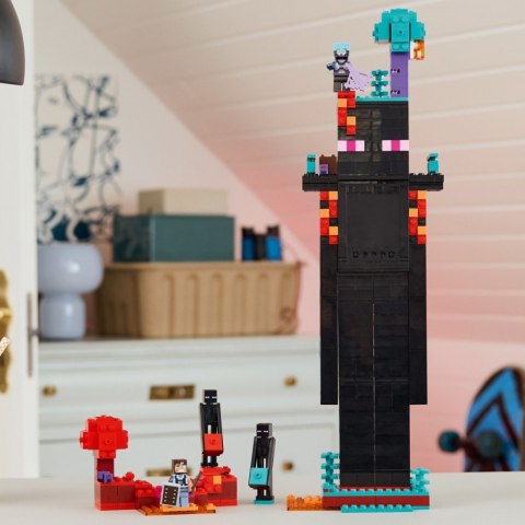 Klocki minecraft 21279 wieża endermana