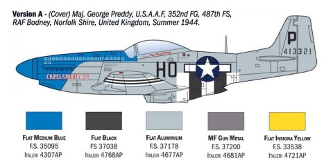 Model plastikowy p-51d mustang aces 1/72