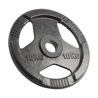 Obciążenie żeliwne olimpijskie zestaw 2x10kg, otwór 51mm, talerz z uchwytami, REBEL ACTIVE