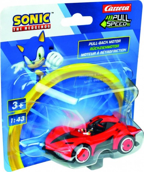 Pojazd pull & speed (pull-back) sonic - team sonic racing shadow red