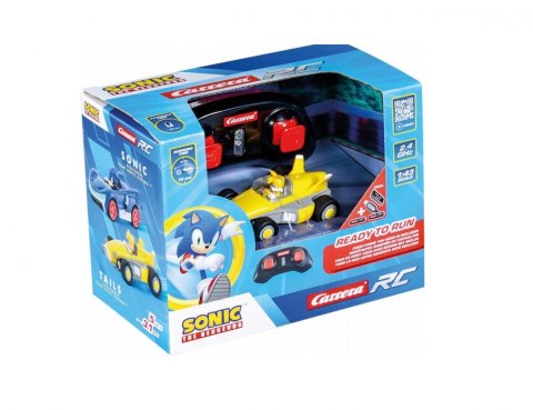Smochód rc team sonic mini rc tails 1:43