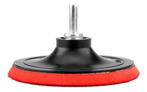 Tarcza mocująca z rzepem 125 mm x M14 + trzpień
