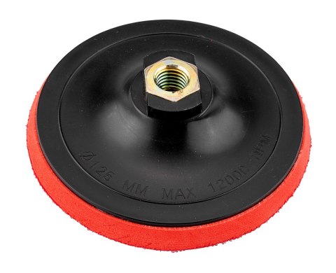 Tarcza mocująca z rzepem 125 mm x M14