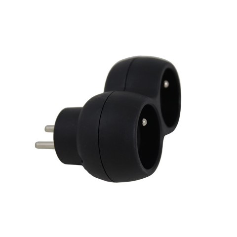 ELK312K Esperanza rozgałęźnik elektryczny 2 gn. czarny