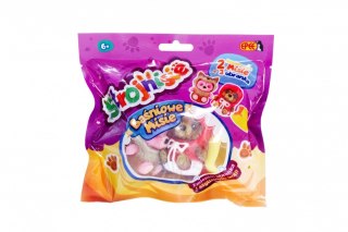Figurki strojnisie - baśniowe misie - 2-pack czerwony kapturek+wilk+żółta sukienka księżniczki.