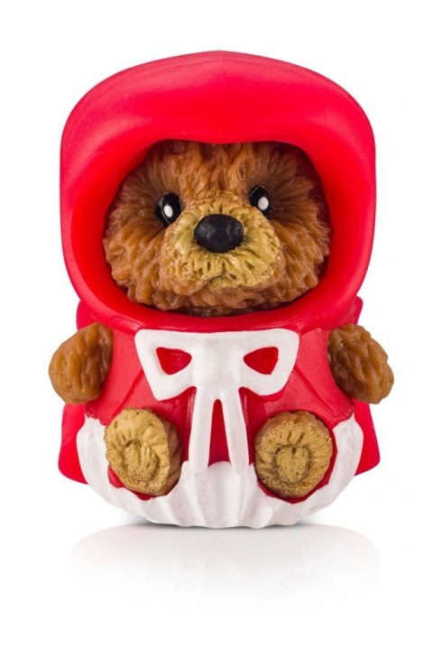 Figurki strojnisie - baśniowe misie - 2-pack czerwony kapturek+wilk+żółta sukienka księżniczki.