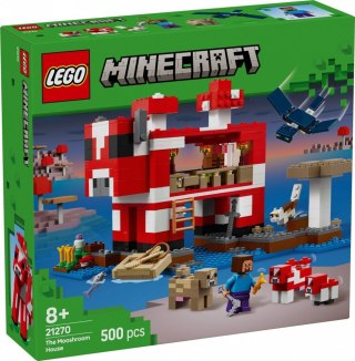 Klocki minecraft 21270 dom grzybowej krowy