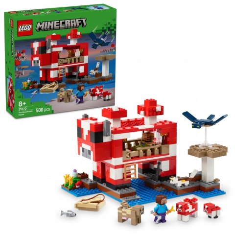 Klocki minecraft 21270 dom grzybowej krowy