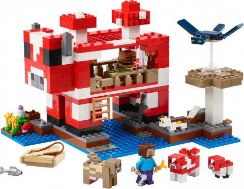 Klocki minecraft 21270 dom grzybowej krowy