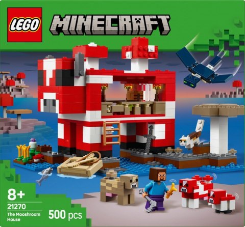 Klocki minecraft 21270 dom grzybowej krowy