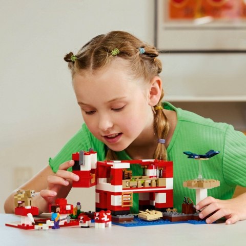 Klocki minecraft 21270 dom grzybowej krowy
