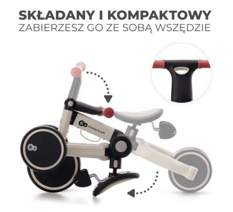 Rowerek trójkołowy 4trike silver grey