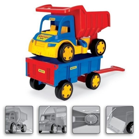 Wywrotka z przyczepą 107 cm gigant truck