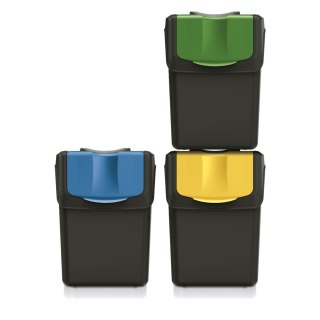 Kosz na śmieci Keden SORTI BOX 3x20L - czarny recykling