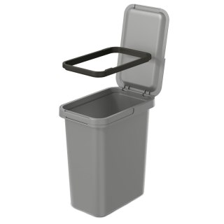 Kosz na śmieci SYSTEMA 12L - smooth gray