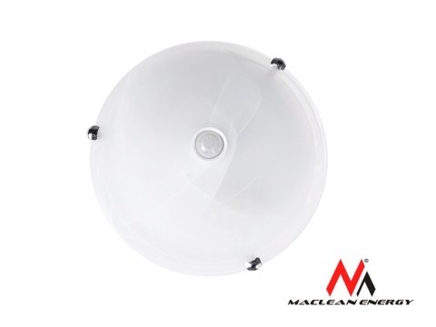 Plafon z czujnikiem ruchu Maclean, sufitowy, z czujnikiem PIR, max. 2x40W, E27, MCE22