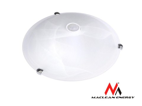 Plafon z czujnikiem ruchu Maclean, sufitowy, z czujnikiem PIR, max. 2x40W, E27, MCE22