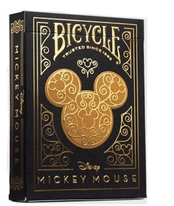 Karty black & gold mickey