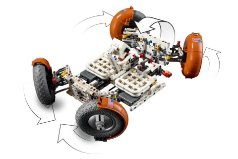 Klocki technic 42182 nasa apollo - pojazd lrv