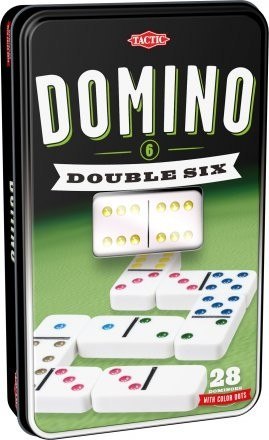 Gra domino klasyczne w puszce