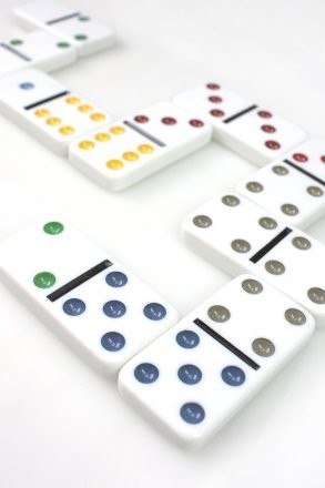 Gra domino klasyczne w puszce
