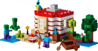 Klocki minecraft 21275 dom tnt w dżungli