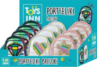 Portfelik puffy display 12 sztuk