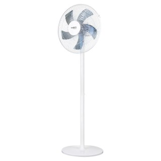 Wentylator podłogowy 50W, śr. 40 cm, 3 prędkości, oscylacja, biały