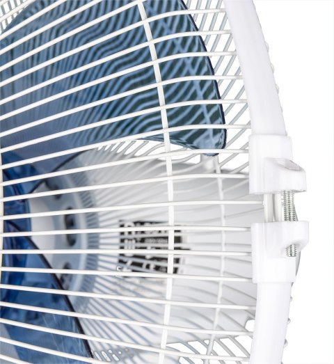 Wentylator podłogowy 50W, śr. 40 cm, 3 prędkości, oscylacja, biały