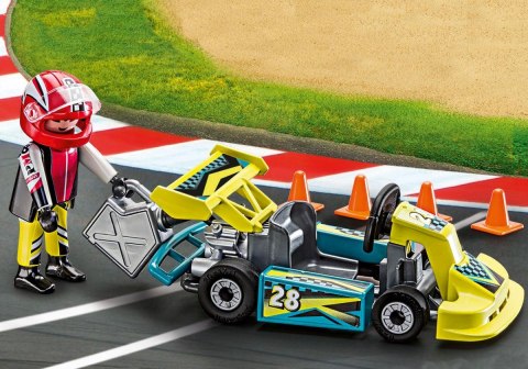 Zestaw figurek action 9322 skrzyneczka gokart