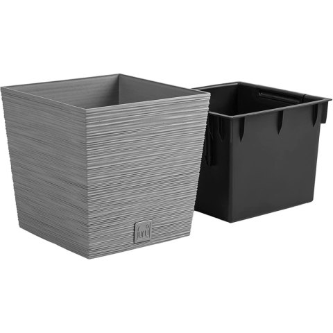 Doniczka FURU SQUARE LOW DFS240 - beton