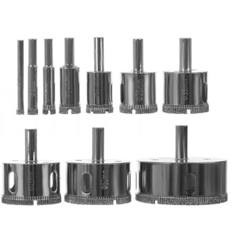 Otwornice diamentowe- zestaw 10szt. Bigstren 21641