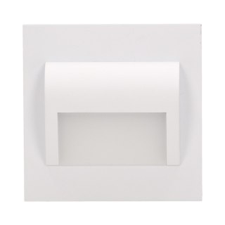 DRACO LED 1,2W, oprawa schodowa podtynkowa, 12V DC, 100lm, 6000K, biała