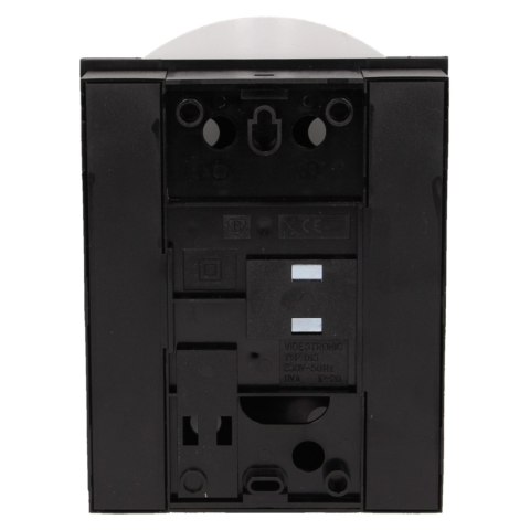 Dzwonek elektromechaniczny dwutonowy TON COLOR 230V, czarno-srebrny