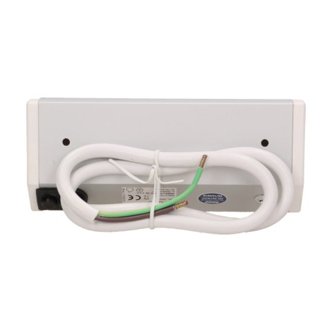 Gniazdo meblowe 2x2P+Z, schuko, biało-srebrne