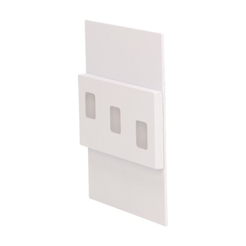 LEPUS LED 1,2W, oprawa schodowa natynkowa, 12V DC, 100lm, 6000K, biała