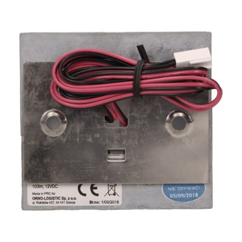 LYNX LED 1,2W, oprawa schodowa natynkowa, 12V DC, 100lm, 3000K, biała