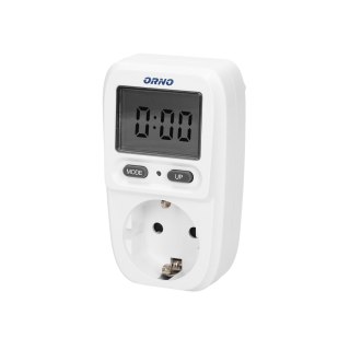 Watomierz, kalkulator energii z wyświetlaczem LCD, wersja schuko
