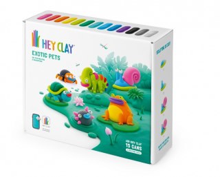 Masa plastyczna hey clay egzotyczne zwierzęta 15 puszek