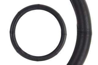 Pokrowiec skórzany nakładka na kierownicę samochodową l 39-41cm amio-01767