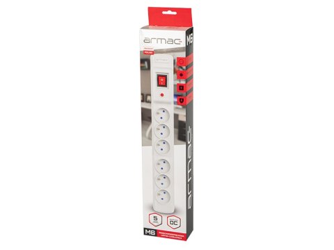 98-406# Filtr sieciowy 1,5m m6 szary