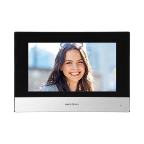 HIKVISION DS-KIS703-P zestaw wideodomofonowy 2-żyłowy jednorodzinny z monitorem 7" i kamerą Full HD i sterowaniem z aplikacji, m