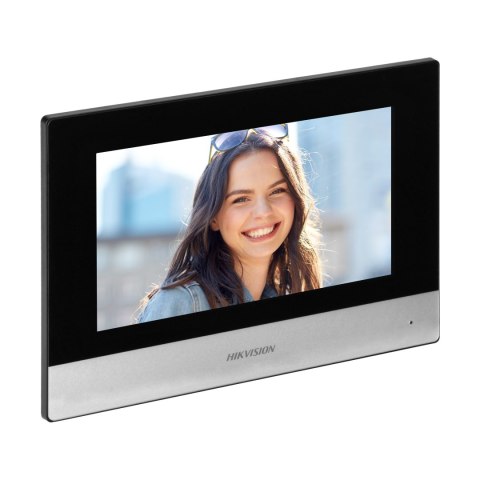 HIKVISION DS-KIS703-P zestaw wideodomofonowy 2-żyłowy jednorodzinny z monitorem 7" i kamerą Full HD i sterowaniem z aplikacji, m