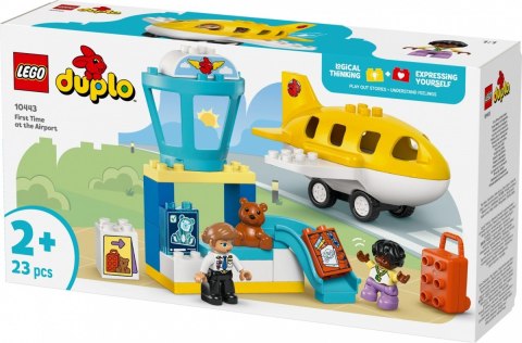 Klocki duplo 10443 pierwszy raz: na lotnisku