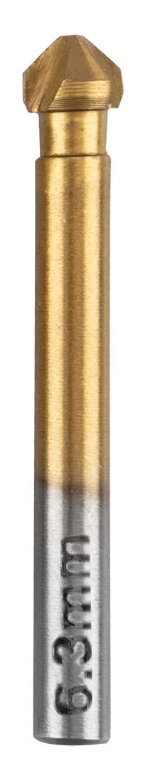 Wiertła fazujące stożkowe pogłębiacze TiN, 6.3-20.5 mm, zestaw 6 szt.