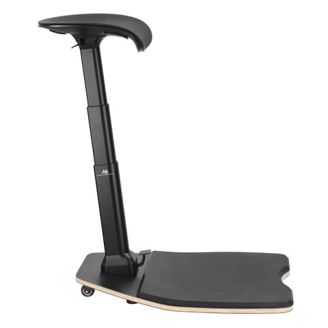 Ergonomiczne krzesło Maclean, regulacja wysokości, pochylone z matą przeciwzmęczeniową, 615-1180mm, MC-872