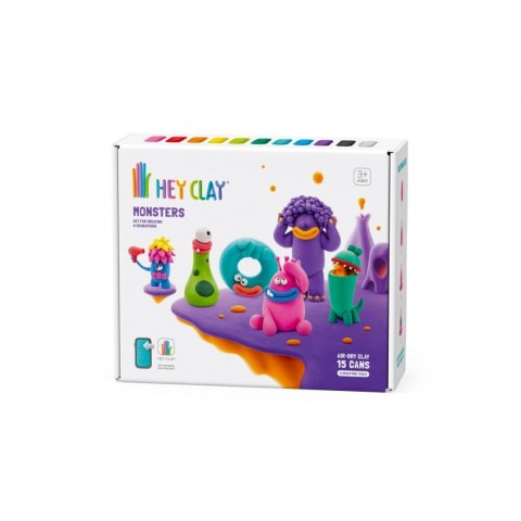 Masa plastyczna hey clay zestaw potwory