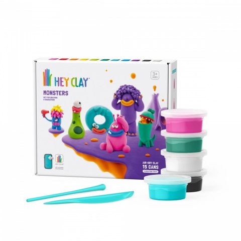 Masa plastyczna hey clay zestaw potwory