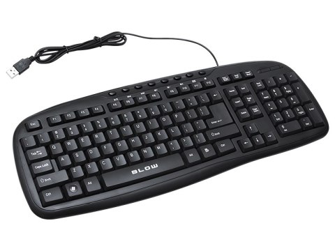 84-204# Klawiatura blow kp-112 usb czarna